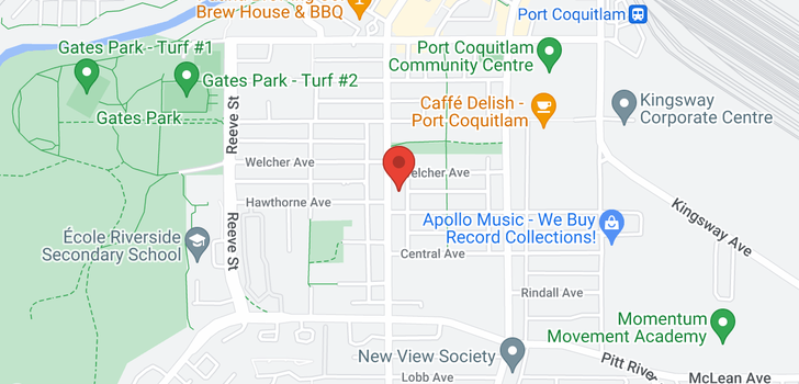 map of 103 2330 SHAUGHNESSY STREET